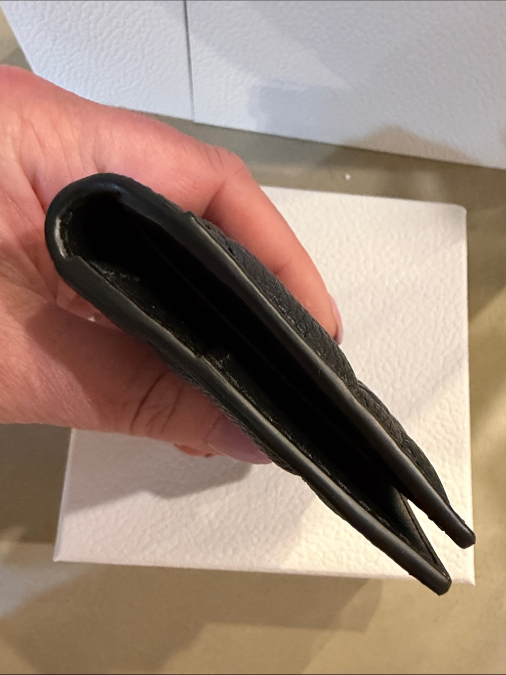DIOR | ✨NEW✨ Dior Caro Dandelion Card Holder in Black Supple Cannage Calfskin - Picture 9 of 11